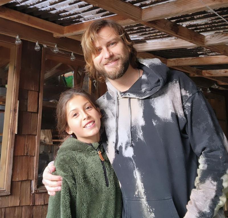 Jean Philippe Cretton y su hija Moana - Instagram