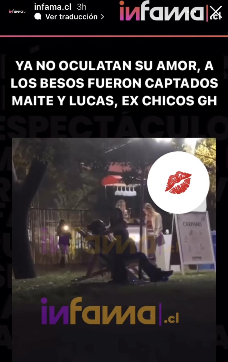 Lucas Crespo es captado con Maite Phillips - Infama