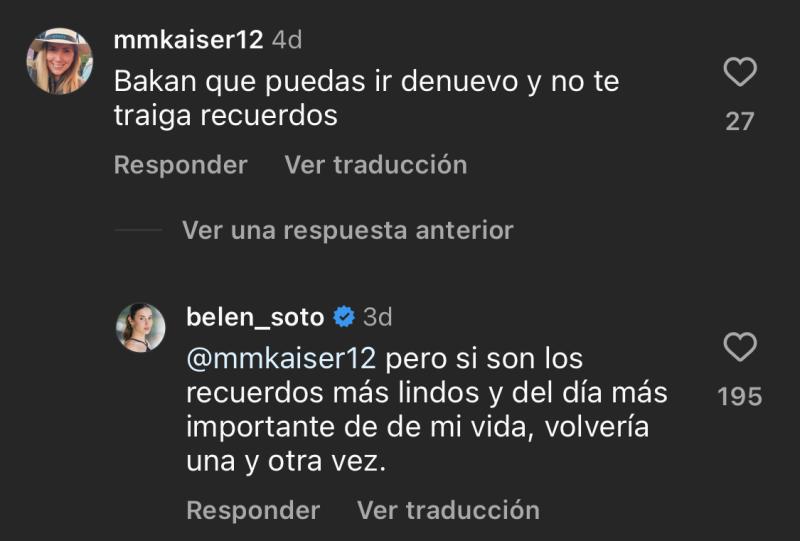 Belén Soto - Instagram