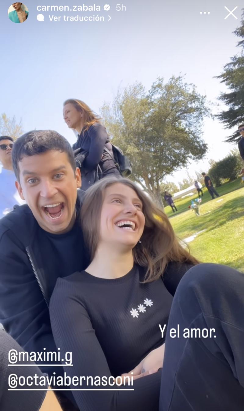 Max Salgado y Octavia Bernasconi - Instagram