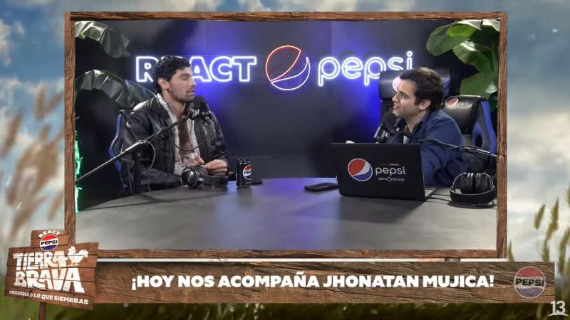 Jhonatan Mujica estuvo en el React Pepsi de Tierra Brava