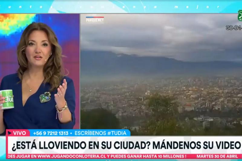 Posible lluvia en Santiago