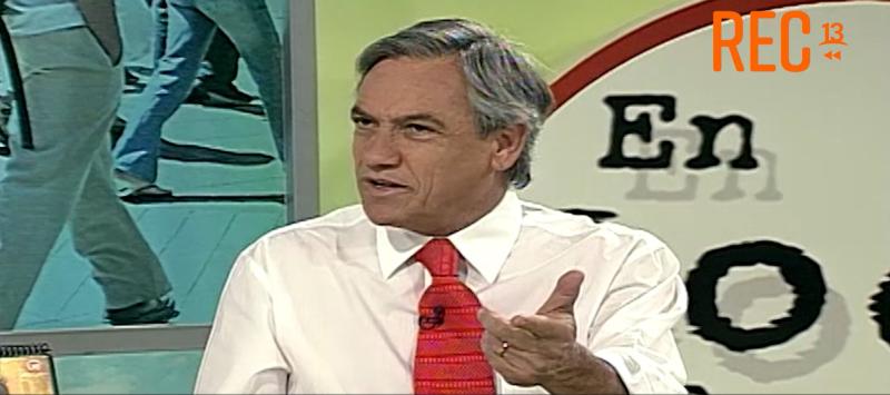 Las recordadas entrevistas del ex Presidente Sebastián Piñera en el 13