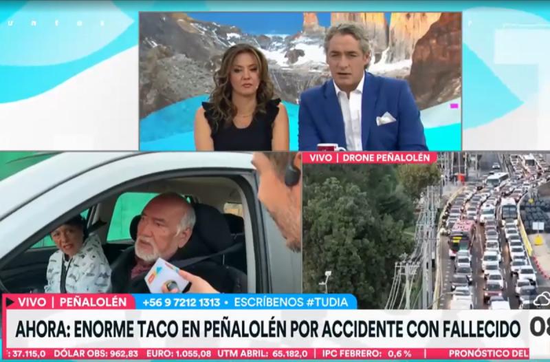 Taco por fallecido en Peñalolén