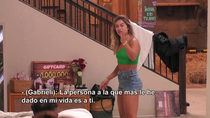 Gabrieli le grita a Fabio en Tierra Brava