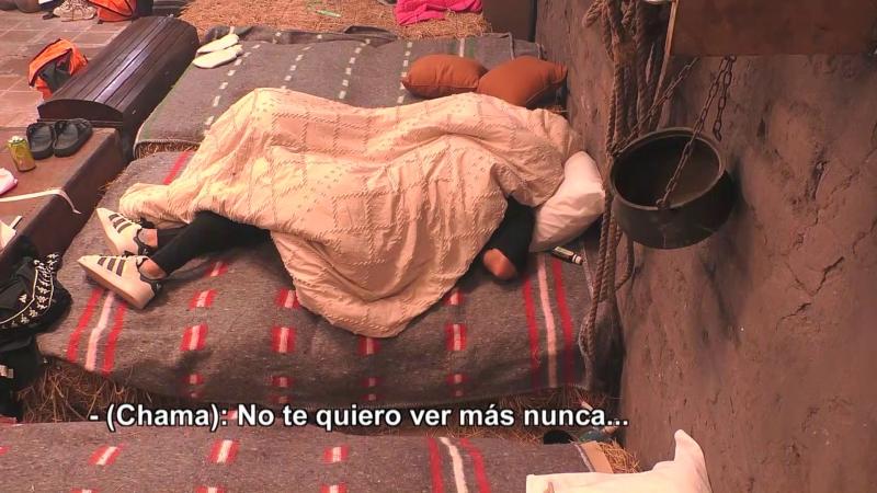 Chama triste con la pelea entre Fabio y Luis en Tierra Brava