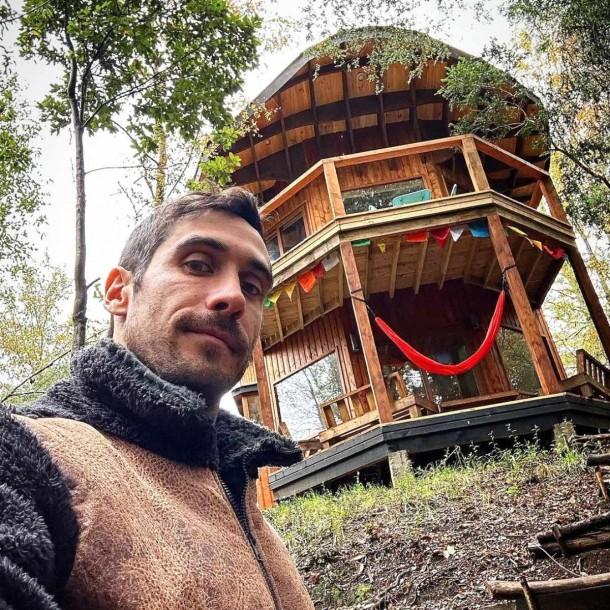 Pedro Astorga y su nueva casa en Pucón | Instagram