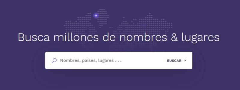 Aplicación para saber qué tan común es tu apellido