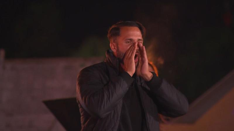 Fabio Agostini de pie en Tierra Brava