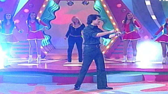 El alcalde de Conchalí, René de la Vega en Cachureos 2000.