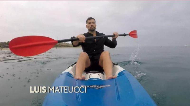 Luis Mateucci llegando a Tierra Brava