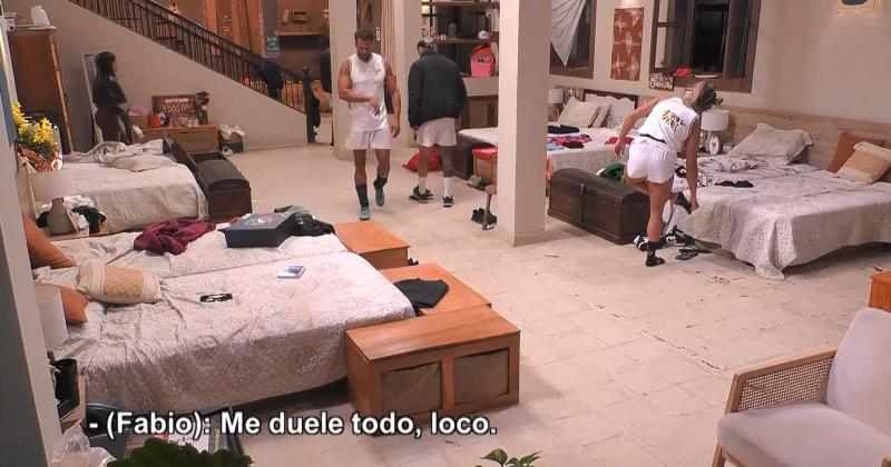 Fabio Agostini adolorido