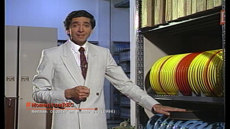 Hernán Olguín y su recordado programa "Mundo 83" de Canal 13