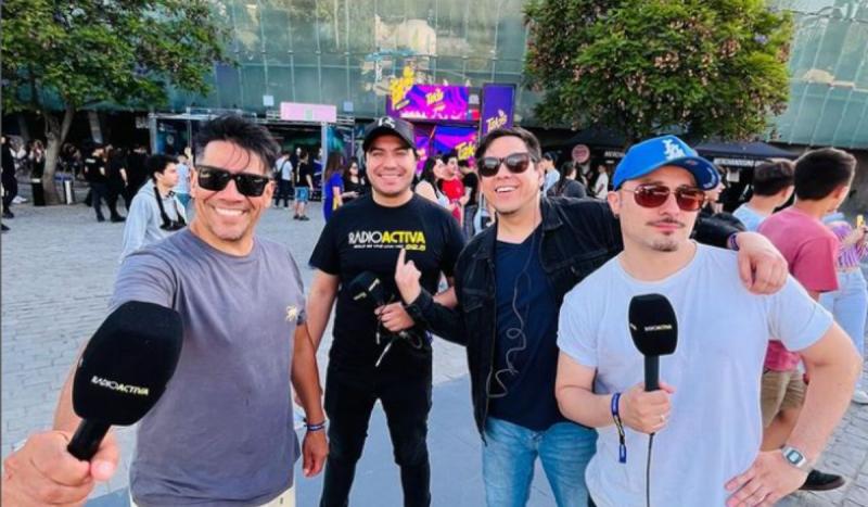 DJ Black trabajando para Radio Activa | Instagram