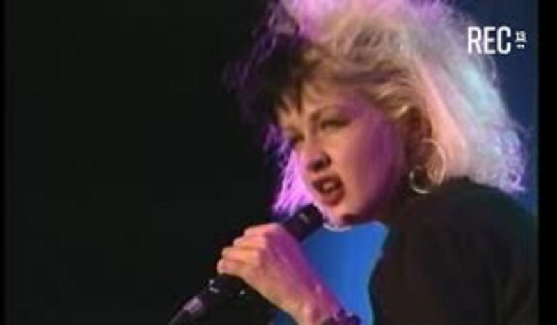 Cyndi Lauper en 1989 | REC
