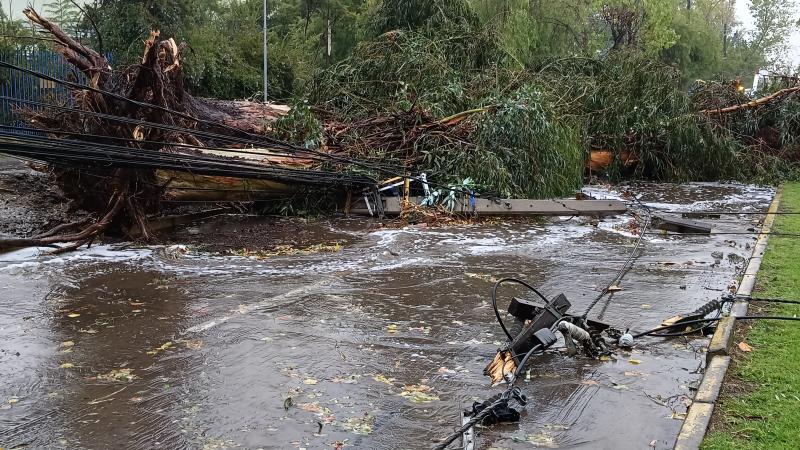 Se pronostica un ciclón para Chile - Créditos: Agencia Uno