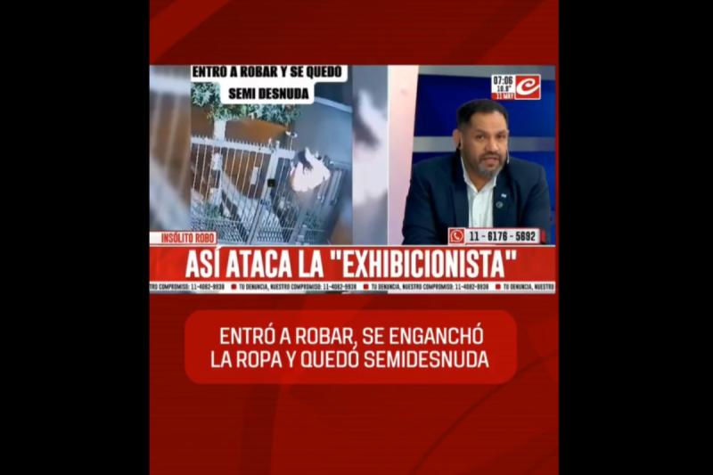 Argentinos se burlan de delincuente chilena - Captura de pantalla