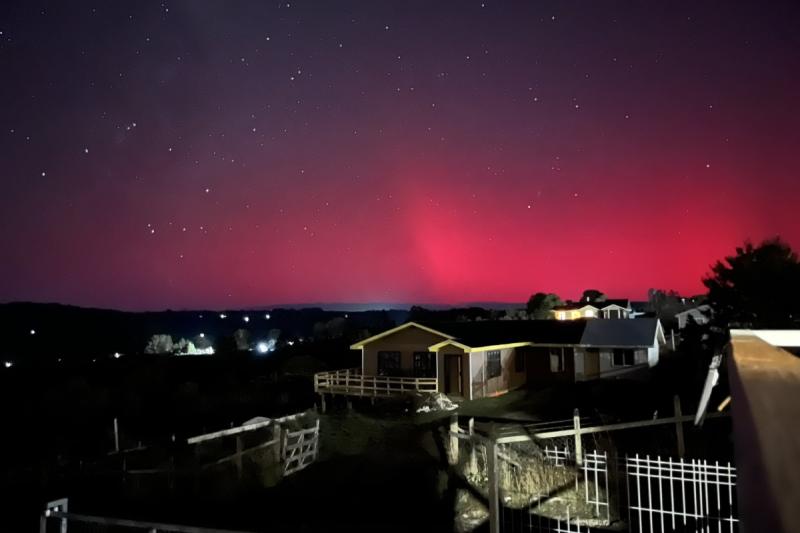 Auroras australes - Créditos: Redes sociales