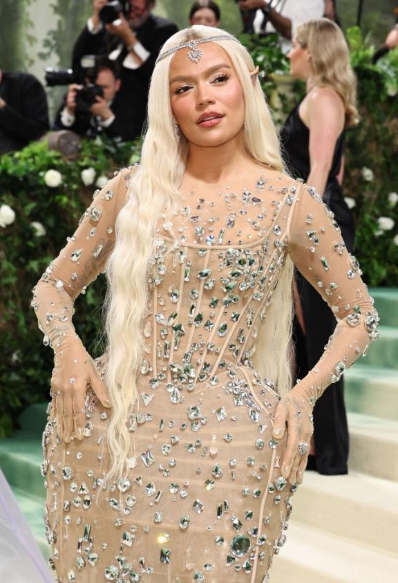 Karol G en la Met Gala 2024. (Getty)