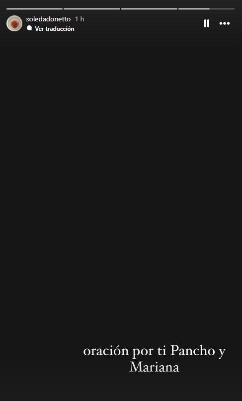 Soledad Onetto envía mensaje de apoyo a Mariana Derderián