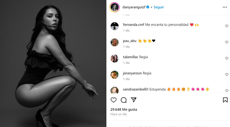 Daniela Aránguiz se llenó de halagos con osada imagen.