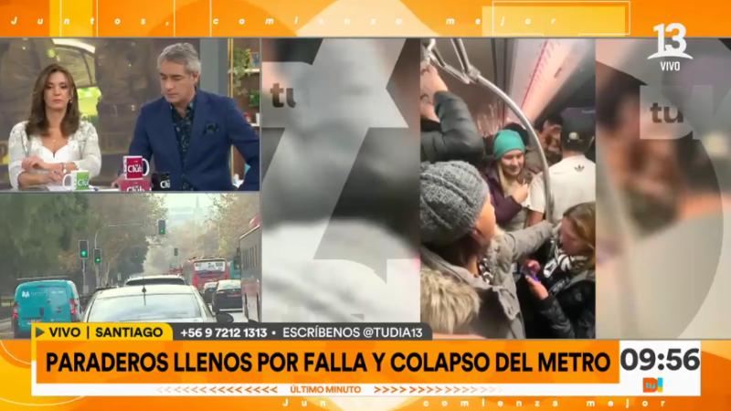 Línea 1 del Metro sufrió falla y genera colpaso en la capital - Créditos: Tu Día