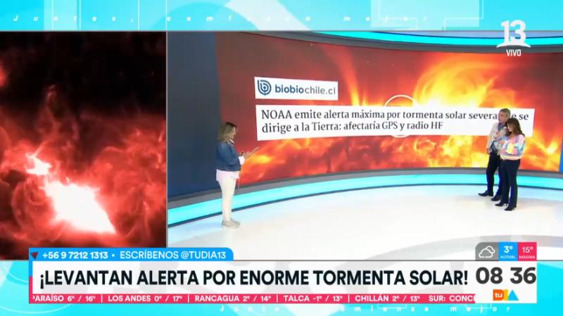 Michelle Adam entregó más detalles sobre esta tormenta solar - Créditos: Tu Día
