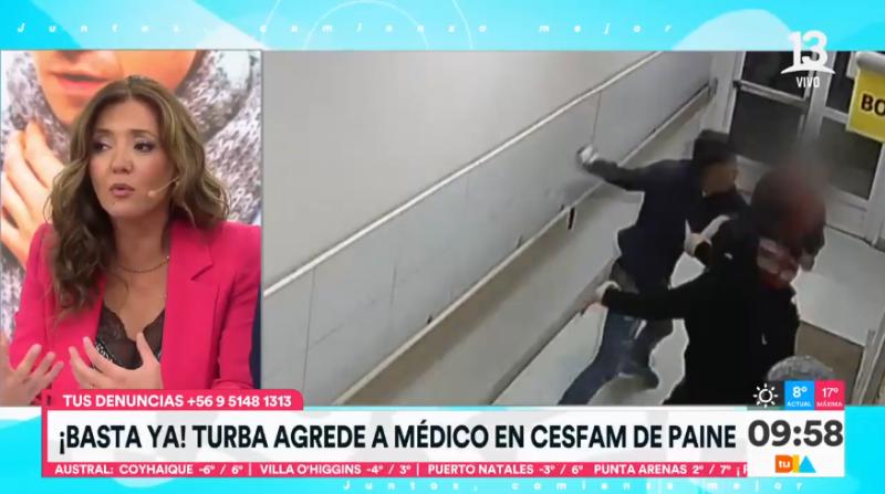 Sujeto agredió a un funcionario de Cesfam en Paine - Créditos: Tu Día