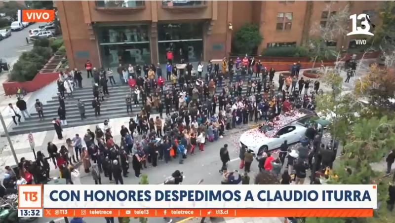 Así fue el último paso de Claudio Iturra por Canal 13 - Créditos: T13