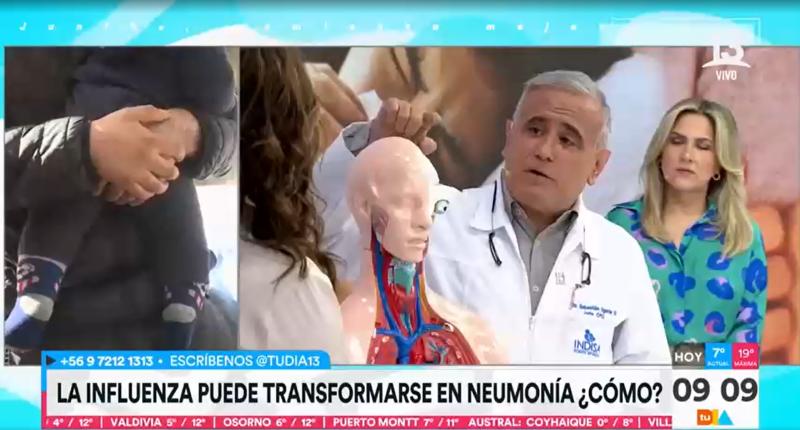 ¿Cómo se puede agravar la influenza y pasar a neumonía?