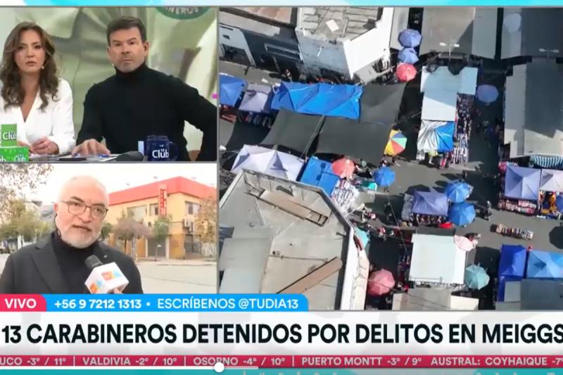 Carabineros detenidos por delitos en barrio Meiggs