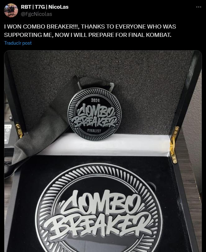 Chileno ganó campeonato internacional de "Mortal Kombat 1"