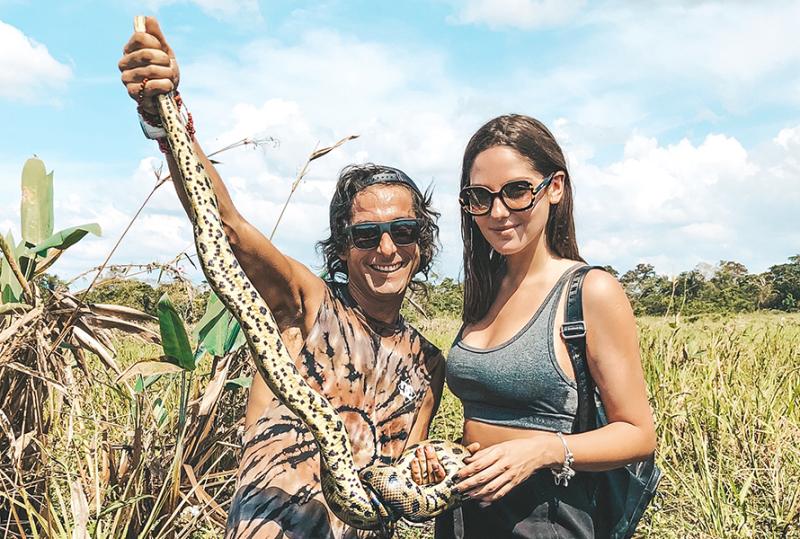 Claudio Iturra y Kel Calderón.