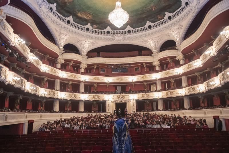 Teatro Municipal de Santiago en el Día de los Patrimonios.