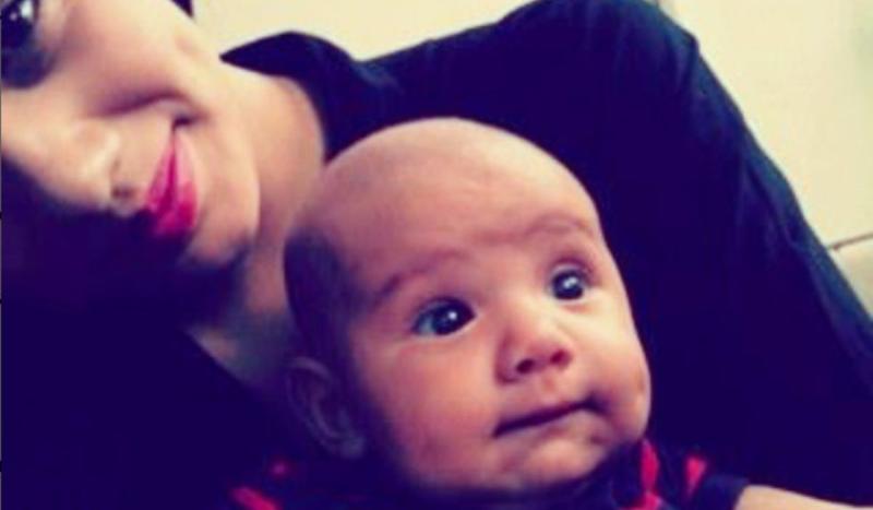 Belén Villegas y su hijo Agustín