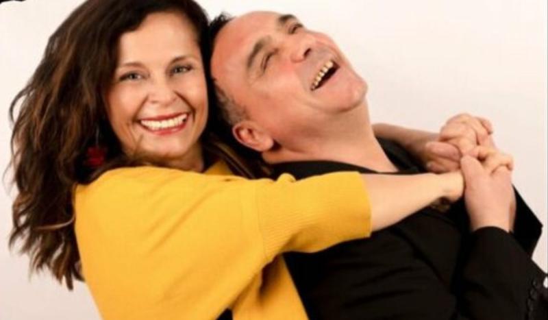 Tatiana Molina y Andrés Pozo para la obra 'Y si probamos como amigos?'