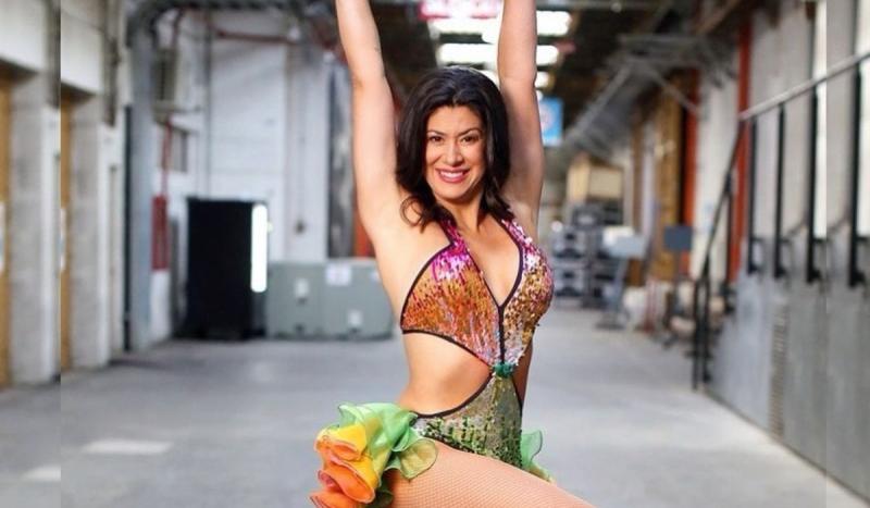 Vivi Rodríguez en "Aquí se baila de Canal 13