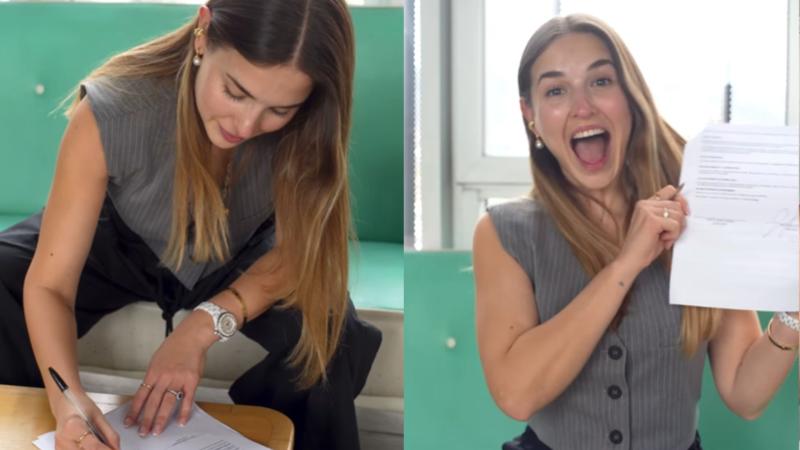Belén Soto compartió su felicidad tras nuevo proyecto laboral.