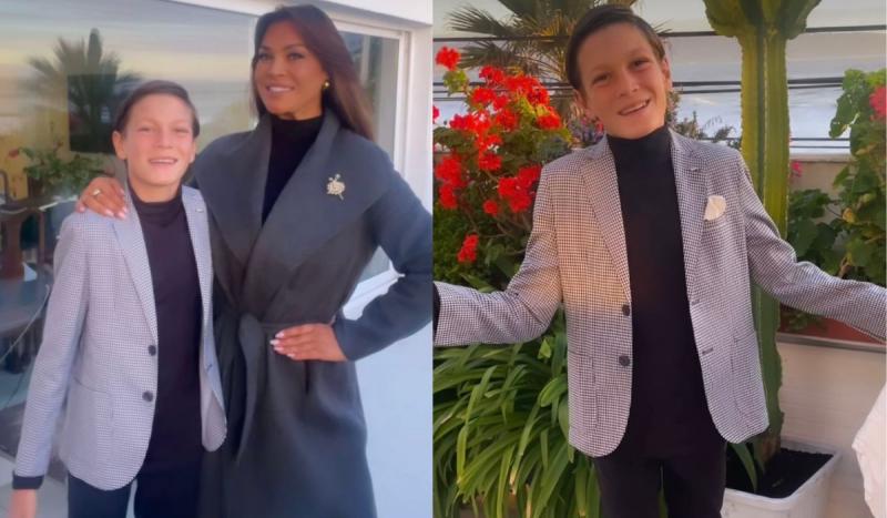 Marlen Olivari y su hijo Lorenzo - Instagram