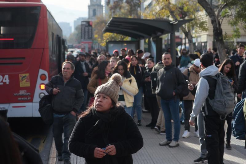 Falla en Metro de Santiago - Créditos: ATON