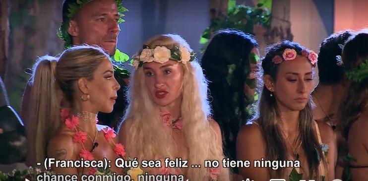 Fran decepcionada de Claudio en Ganar o Servir