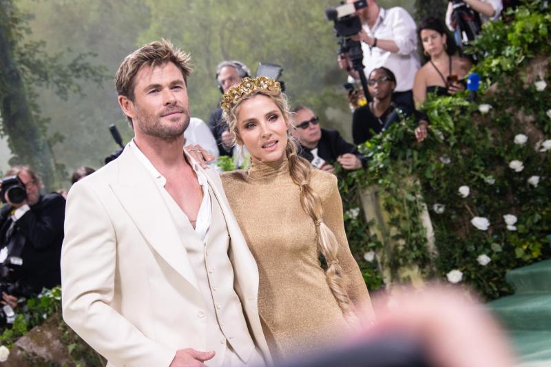 Chris Hemsworth en la Met Gala 2024. (Getty)