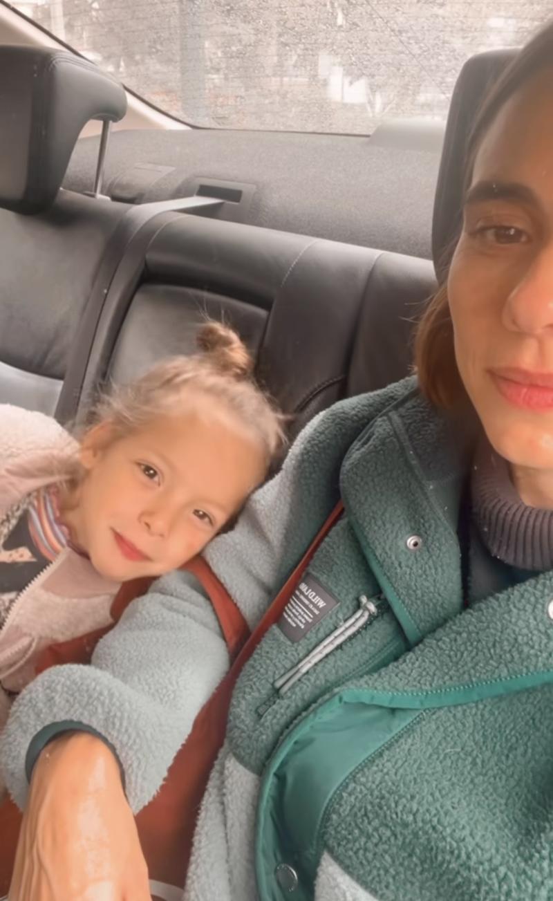 María Gracia Omegna y su hija con Gonzalo Valenzuela - Instagram