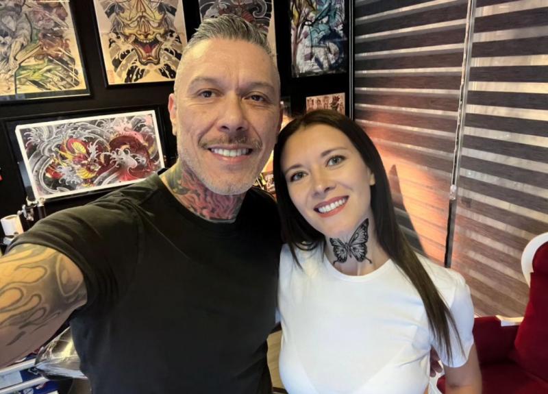 Carla Jara se tatuó con Marlon Parra - Instagram