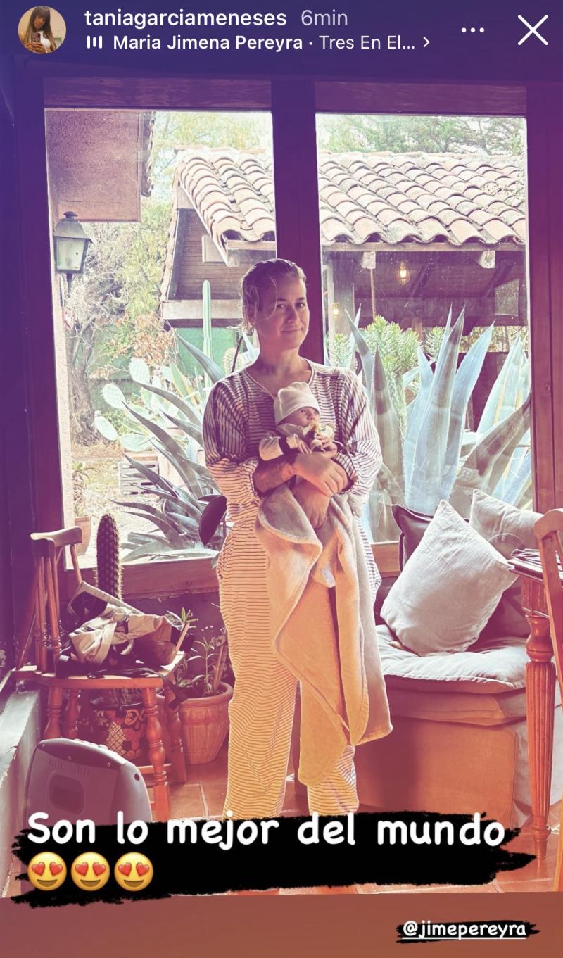 María Jimena Pereyra y su hijo Teodoro - Instagram