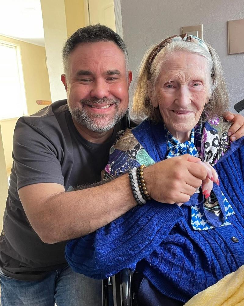 Gianfranco Marcone junto a su abuelita - Créditos: Instagram