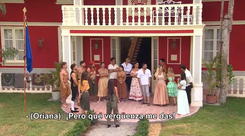 Oriana se avergüenza de ser increpada en público por Christian Mujica en Ganar o Servir