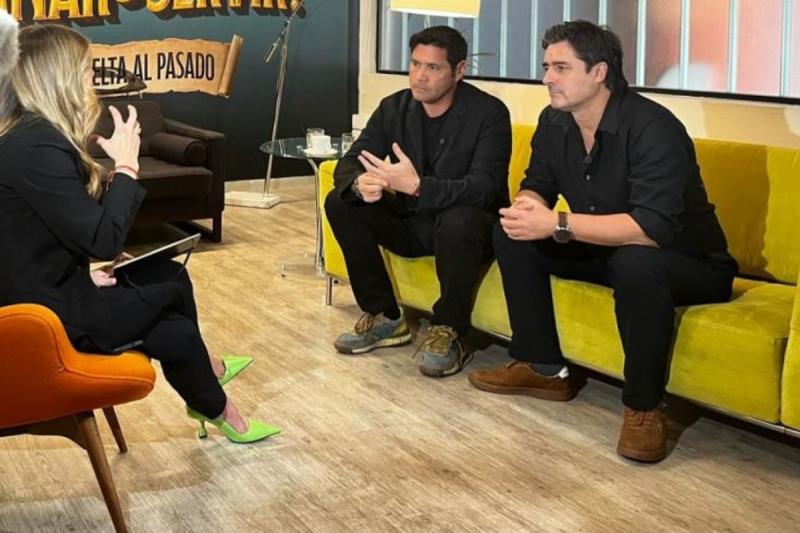 Pancho Saavedra y Jorge Zabaleta