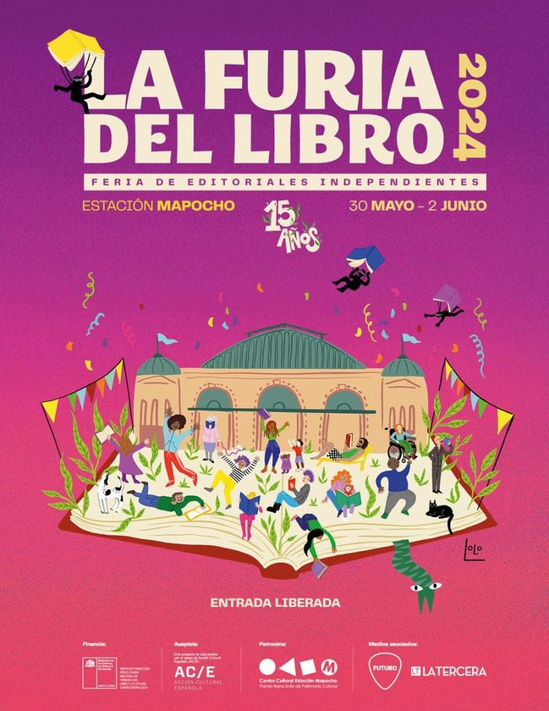 La Furia del Libro regresa a Estación Mapocho para celebrar su 15° edición