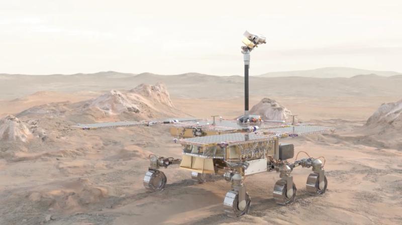 Rover Rosalind Franklin. Créditos: ESA